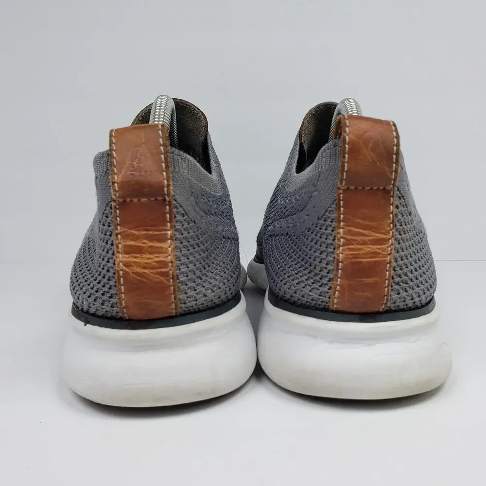 Cole Haan 2.Zerogrand Stitchlite Mens Size 9 Gray Formal Wingtip Oxfords Shoes